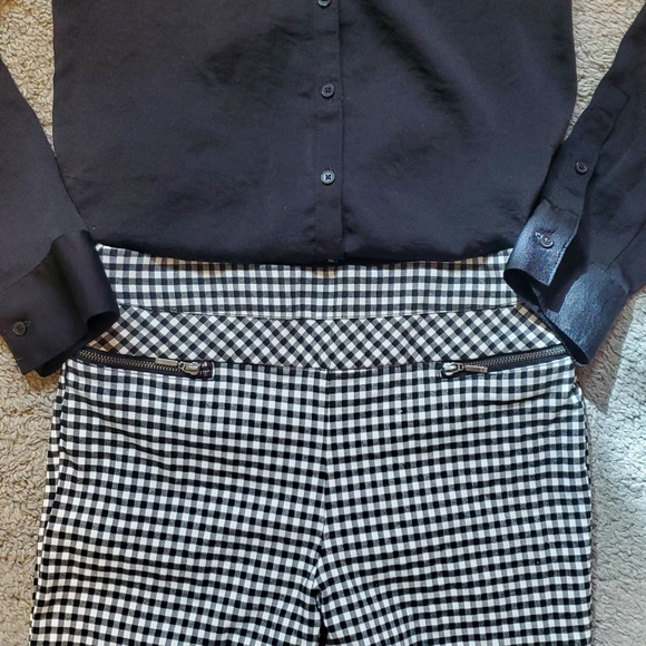 Lot X 6 Office Work Bundle Blazer Jacket Pants Button Up Shirt Blouses Tailored - Picture 8 of 13